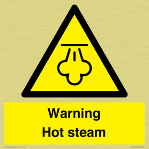 Warning Hot steam